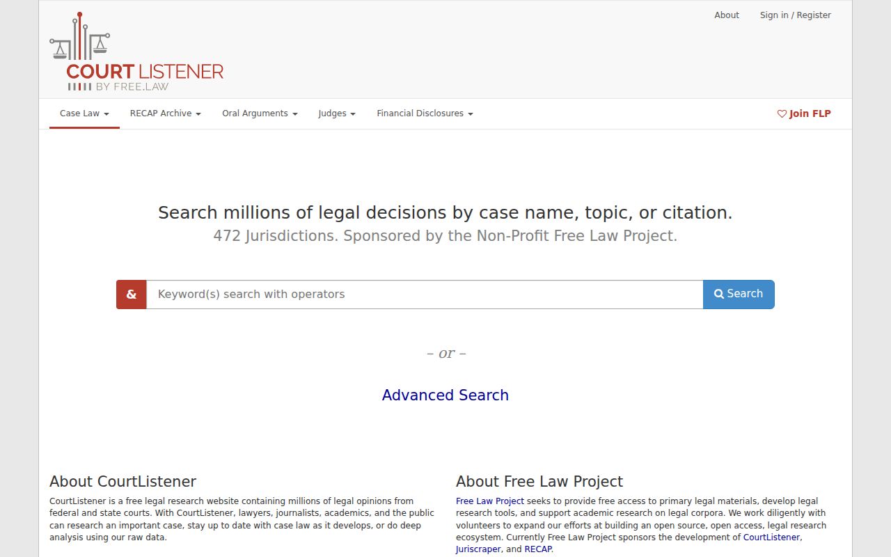 Larwill court docket federal archive search source